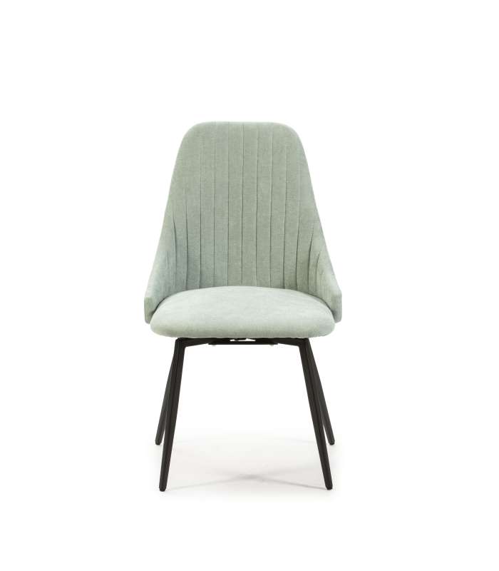 ELMA SWIVEL CHAIR TURQUOISE / BLACK LEGS 2P/CA