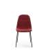 Lot de 4 chaises modèle Renne finition rouge 85 cm (hauteur) 54