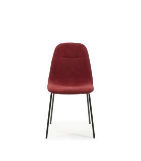 Lot de 4 chaises modèle Renne finition rouge 85 cm (hauteur) 54