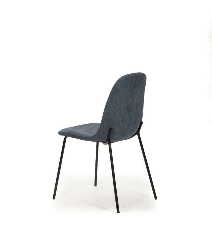 Lot de 4 chaises Renne finition bleue 85 cm (hauteur) 54 cm