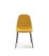 Lot de 4 chaises modèle Renne finition jaune 85 cm (hauteur) 54