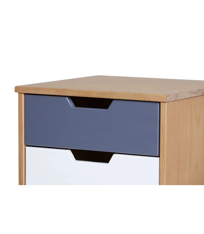 MKRIC Mesas de cabeceira MESA DE CAFÉ CUSCO 2C CERA/GRAY T-WHITE