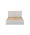 90 cm bunk bed Kiara light gray/white wax Length: 200 cm Width: 104.5 cm Height: 155 cm