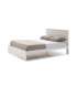 90 cm bunk bed Kiara light gray/white wax Length: 200 cm Width: