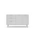 MKRIC Aparadores MIRANDA SIDEBOARD 3P3C BRANCO/CERA