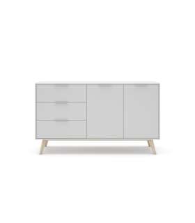 MKRIC Aparadores MIRANDA SIDEBOARD 3P3C BRANCO/CERA