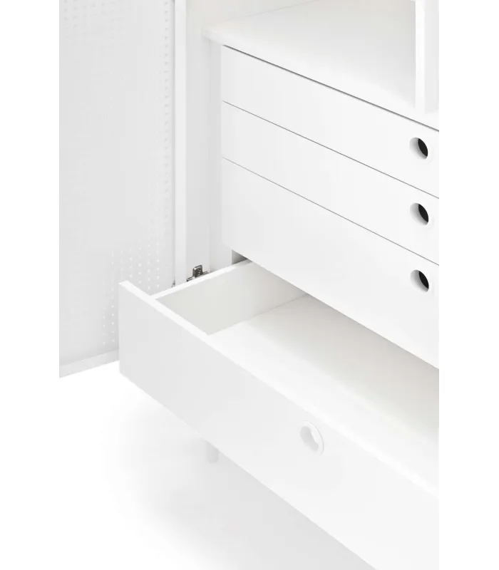Mueble auxiliar Punto 2 puertas y 4 cajones
