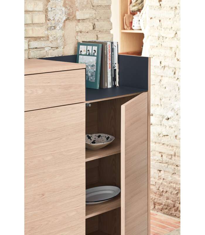 Mueble auxiliar modelo Valley 2 puertas 1 cajón varios colores