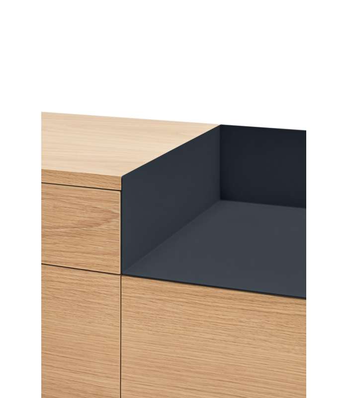 Mueble auxiliar modelo Valley 2 puertas 1 cajón varios colores