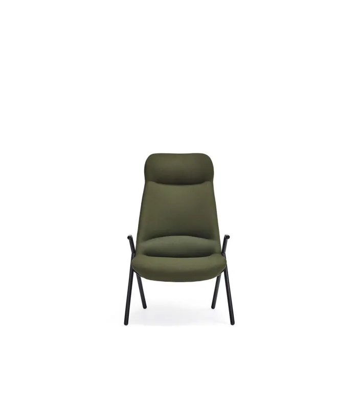 Butaca Dins-Alta verde oscuro, elegante y moderna