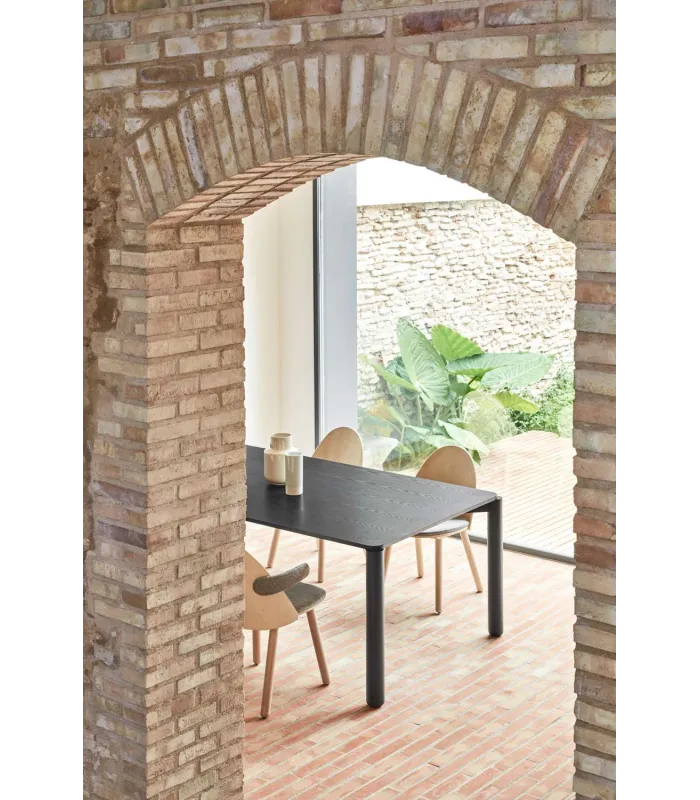 TEULAT Mesas de salon fijas Mesa rectangular para cocina o