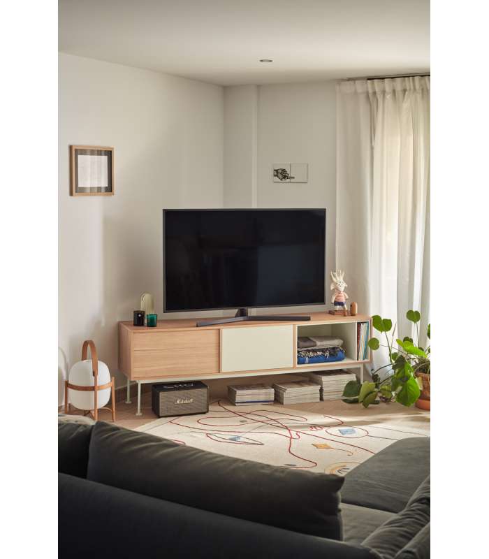 copy of MUEBLE TV MONTE 1 PTA CORR/2C 160 CM GRIS ANT/CERA