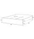 copy of Kendra bed for 150x190 mattresses with 4 drawers at the
