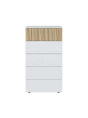 copy of Sinfonier 5 drawers Model Maya Finish in white artic.