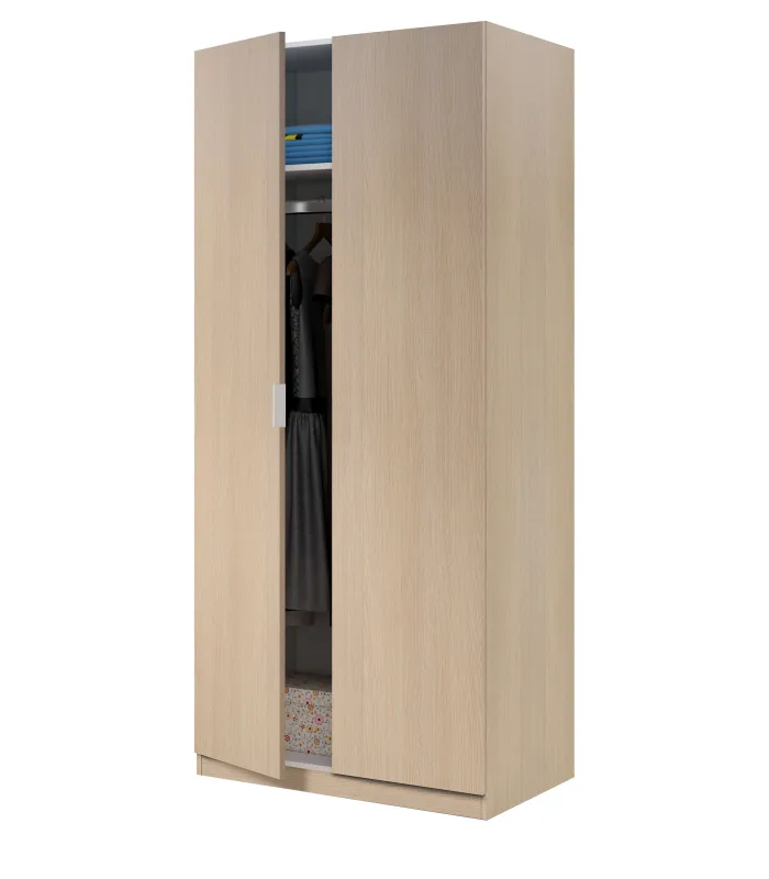 Roupeiro Aroa Carvalho 180cm com portas de dobramento