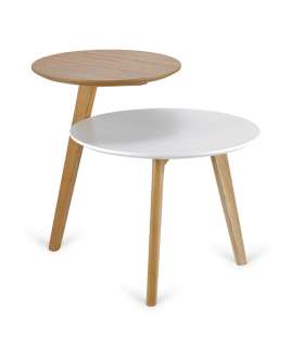 IMPT-HOME-DESIGN Mesas de café fixas Conjunto de 2 mesas de