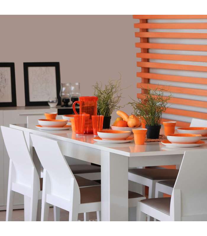 FRS Mesas de cocina extensibles Mesa comedor extensible Paris