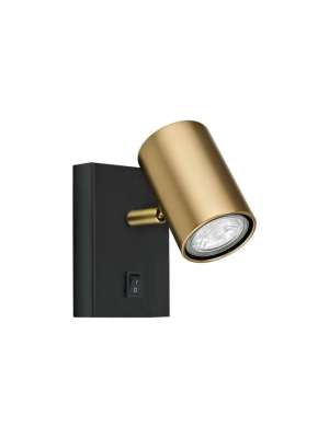 Apego de parede modelo Paros em bronze e preto