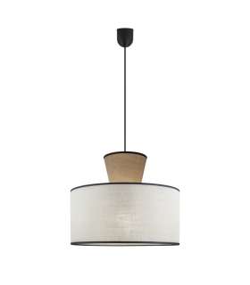 copy of COLGANTE acabado beige modelo Cilandro 31 cm(alto) 15