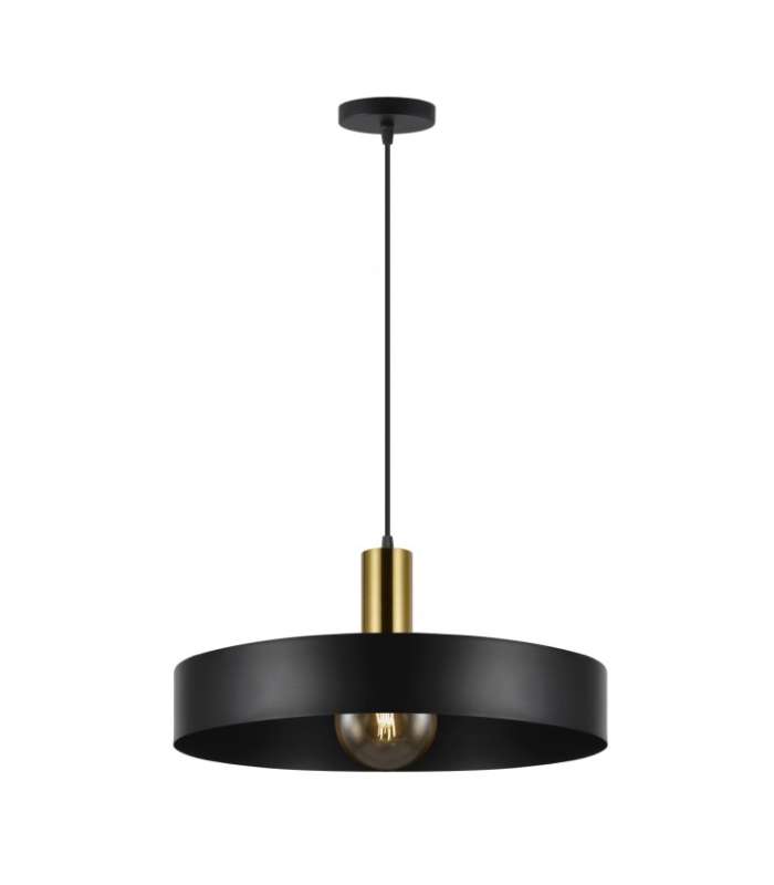 ILAJP Colgantes Colgante modelo Uma acabado negro, 17cm(alto)