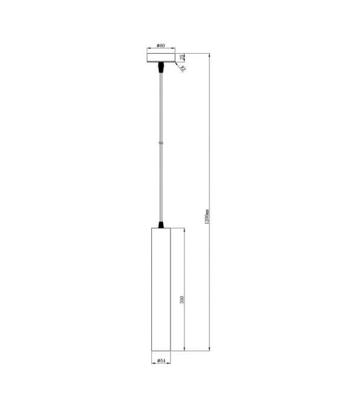 copy of COLGANTE KORFU NEGRO-CUERDA 1 X 60W E-27