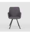 Pack 6 chaises rembourrées Oviedo. Disponible en blanc, noir, gris ou chocolat. 43 cm(largeur) 98 cm(hauteur) 51 cm(profondeur)