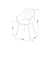 copy of Pack 6 chairs upholstered in various colors Oviedo