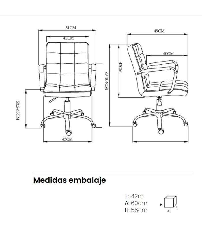 copy of Liftable swivel office armchair 5 colors