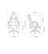 copy of Logic swivel office chair in various colors.