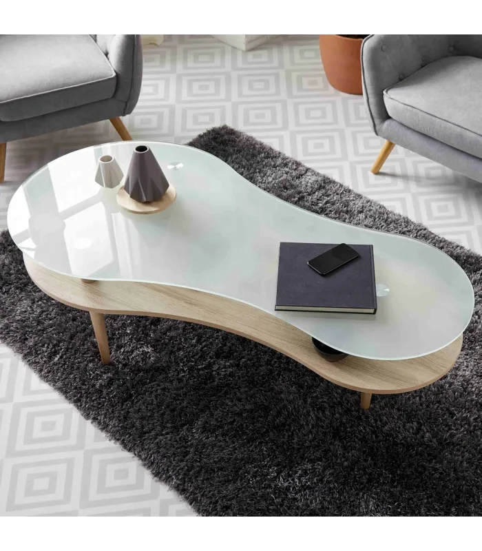 copy of Coffee table for living room wild oak white or black