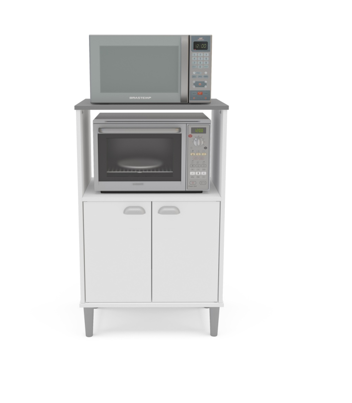 copy of White microwave auxiliary furniture