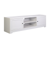 Mueble para televisión Md-Ottawa 2 puertas acabado blanco, 160cm(ancho) 46cm(altura) 39.5m(fondo).