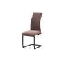 Pack de 4 sillas Md-Tacoma tapizadas en tejido gris, 100cm(alto) 43cm(ancho) 45cm(fondo)
