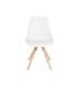 Pack 4 chaises Ralf en couleur blanche 53 cm(largeur) 83