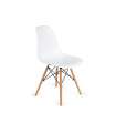 Pack 4 cadeiras Super Dereck. Escolha de cor branca, preta ou cinzenta. 42 cm(largura) 81 cm(altura) 46 cm(profundidade)