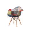 Pack de 2 fauteuils modernes et design modèle Oskar Patch. 66 cm (largeur) 79 cm (hauteur) 61 cm (profondeur)