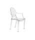 Pack 4 chaises en polycarbonate modèle Ópera avec bras. 