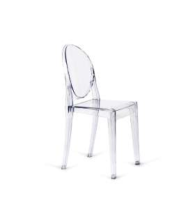 Pack 4 chaises en polycarbonate modèle Ópera sans bras.