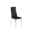 Pacote de 6 cadeiras de couro Segovia. Disponível em castanho, branco, preto ou cinzento. 42 cm(largura) 98 cm(altura) 49 cm(pro