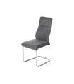 Pack de 4 sillas Alcalá en gris oscuro. 99 cm (alto) 42 cm (ancho) 59 cm (fondo)