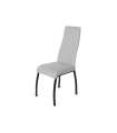 copy of Pack of 4 Dora chairs in stone or gray fabric finish. 107 cm (height) 45 cm (width) 55 cm (depth)