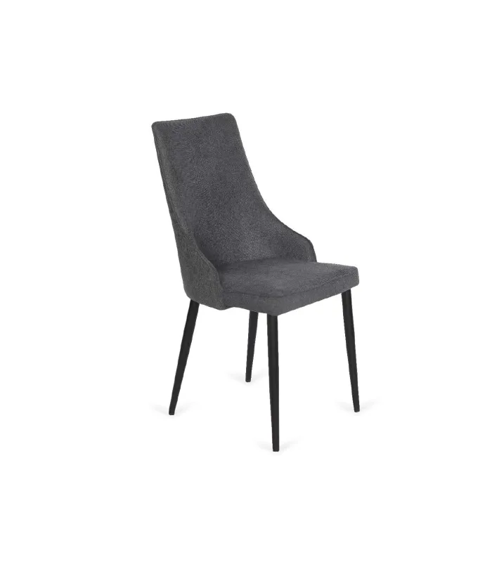 Pack 4 sillas Imperial gris oscuro, modernas y elegantes