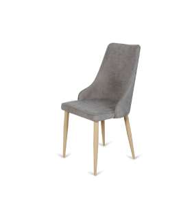 Pack de 4 sillas Imperial gris 94 cm (alto) 48 cm (ancho) 57 cm (fondo)