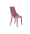 Pack de 4 sillas Imperial velvet Rosa 94 cm (alto) 48 cm (ancho) 57 cm (fondo)