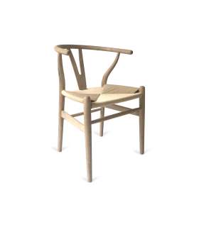 Chaise en bois modèle Vietnam. 56 cm(largeur) 77 cm(hauteur) 53
