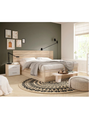 copy of Luca headboard and 2 tables with 2 drawers.