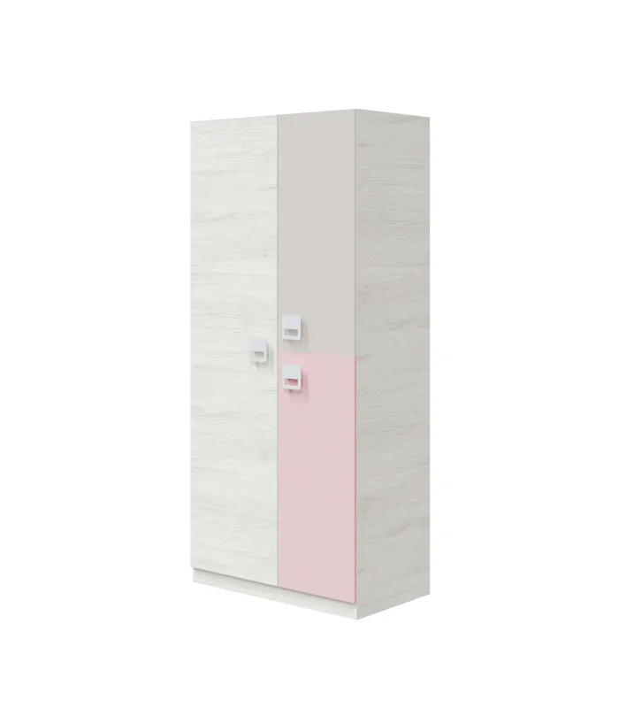 Armario 3 puertas abatibles multicolor 200x90 cm