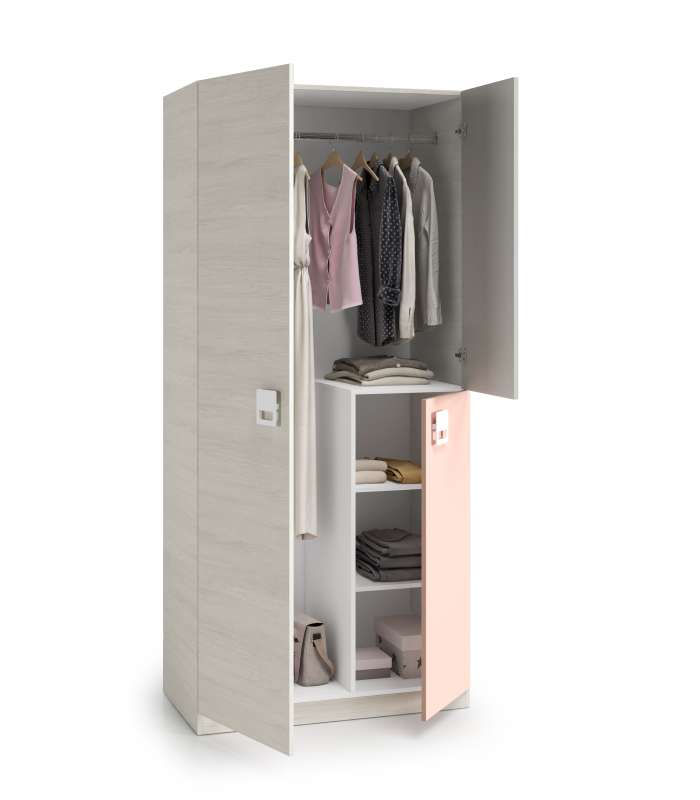 copy of Armoire Alba portes coulissantes finition blanche 200