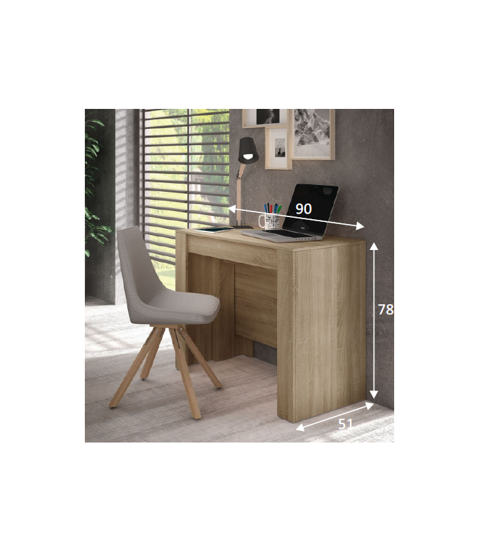 copy of Kitchen table with folding wings Cosmos 31cm - 140cm