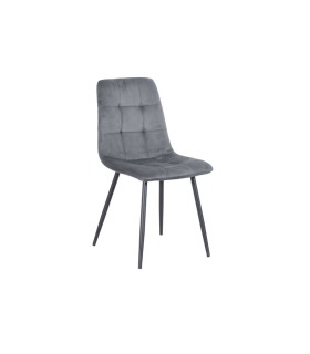 MBTIC Sillas de salon Pack de 4 sillas Julia tapizada en tejido